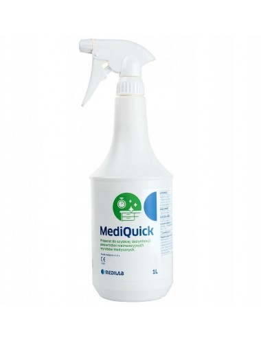 MediQuick + dozownik szybka dezynfekcja w 30 sek. 1L. Medilab