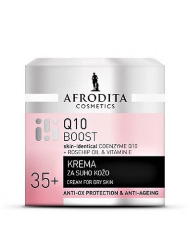 Q10 BOOST krem odżywczy 50ml dla skóry 35+ koenzym Q10 i wit.E Afrodita K-5676
