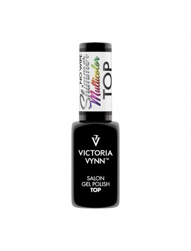 Gel Polish Top Shimmer Multicolor No Wipe 8ml Victoria Vynn 330784