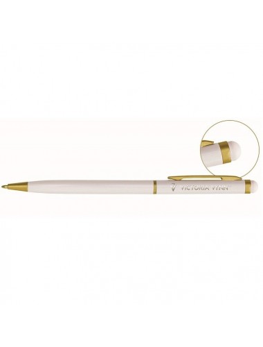 DŁUGOPIS firmowy biały Touch Pen Victoria Vynn 330787