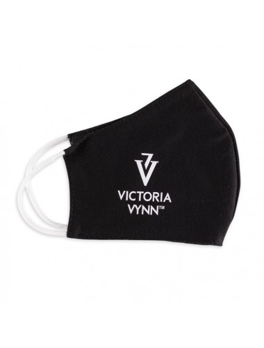 Maseczka ochronna czarna z logo Victoria Vynn 331215