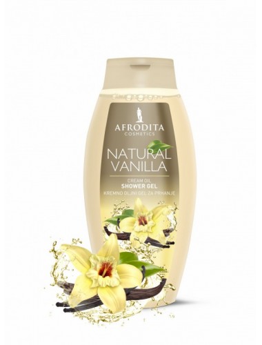Natural Vanilla kremowy żel pod prysznic 250ml Afrodita K-5489