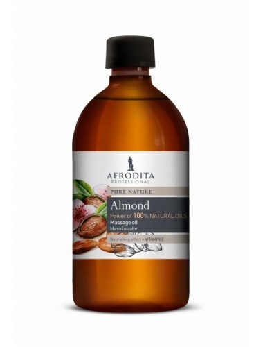 ALMOND Migdałowy aromaterapeutyczny olejek do masażu ciała i twarzy 500ml Afrodita A-5540