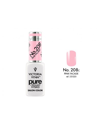Pure Creamy Hybrid kolor 208 Pink Facade City Breeze 8ml Victoria Vynn