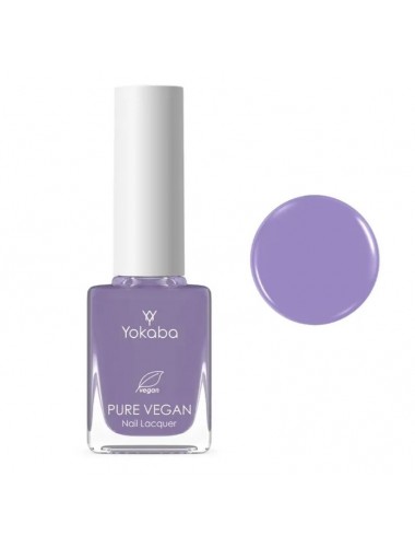 Pure Vegan Nail kolor 12 Light Violet lakier klasyczny 10ml Yokaba