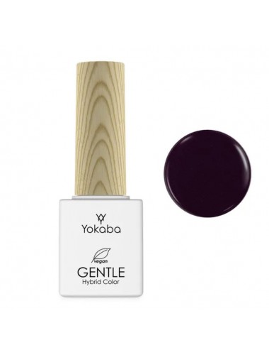 GENTLE Hybrid Color 23 Glamour Wine VEGAN 7ml UV/LED Yokaba