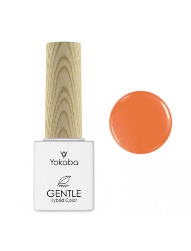 GENTLE Hybrid Color 13 Shock Orange VEGAN 7ml UV/LED Yokaba