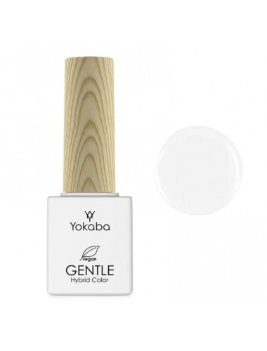 GENTLE Hybrid Color 02 Simple White VEGAN 7ml UV/LED Yokaba