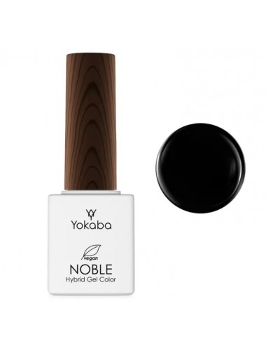 Noble 01 Simple Black Hybrid Gel Color UV/LED 7ml hybryda żelowa Vegan Yokaba