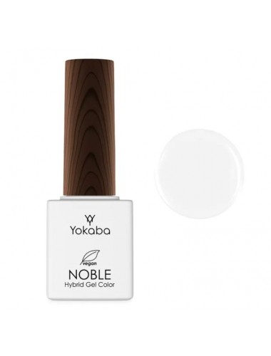 Noble 02 Simple White Hybrid Gel Color UV/LED 7ml hybryda żelowa Vegan Yokaba