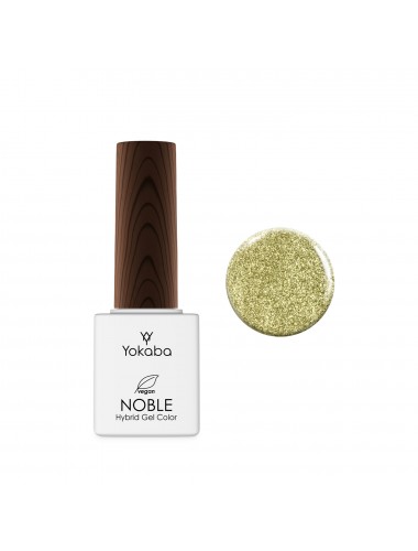Noble 66 Gold Wow Hybrid Gel Color UV/LED 7ml hybryda żelowa Vegan Wear&Care Yokaba
