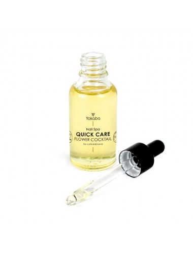 Nail Spa Quick Care Flower Coctail Oil 30ml odżywczy olejek oliwka do skórek kwiatowy Vegan Yokaba