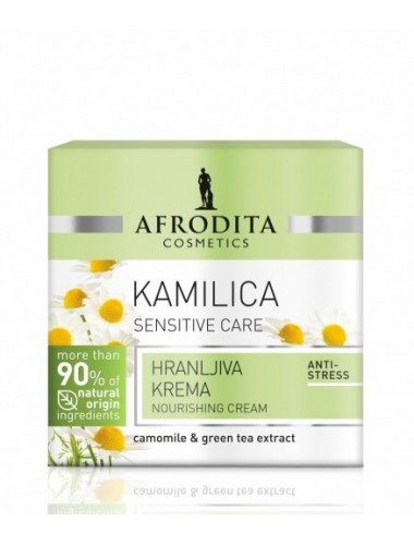 Krem odżywczy Anti-Age 50ml Camomile Sensitive skóra naczynkowa Afrodita K9769