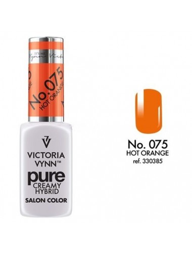 Pure Creamy Hybrid NeonLove kolor 075 HOT ORANGE 8ml Victoria Vynn hybryda Wyprzedaż