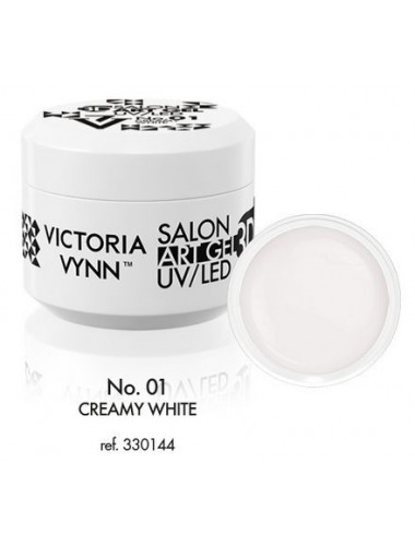 Creamy Art Gel 3D 01 WHITE / żel dekoracyjny do cienkich linii 5ml Victoria Vynn 330144 WYPRZEDAŻ