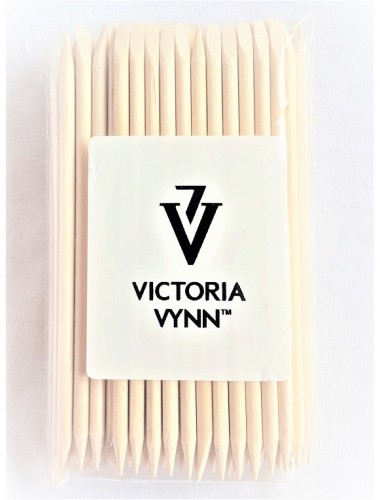 PATYCZKI drewniane do skórek 100 szt. 11,5cm. Victoria Vynn 330363