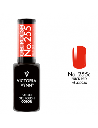 Gel Polish kolor hybryda NeonLove 255 c Brick Red 8ml Victoria Vynn